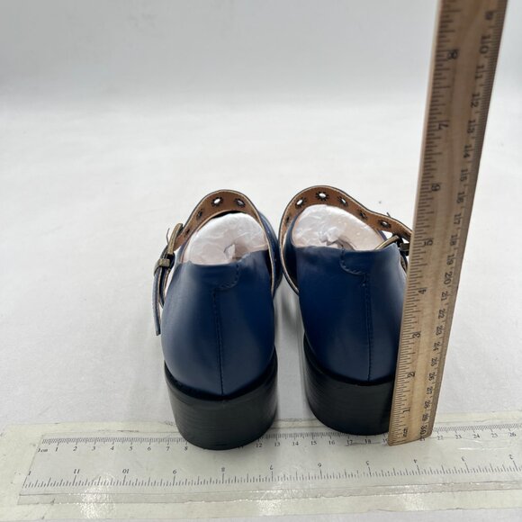 YDN Blue Heels with Strap Detail - Picture 5 of 8